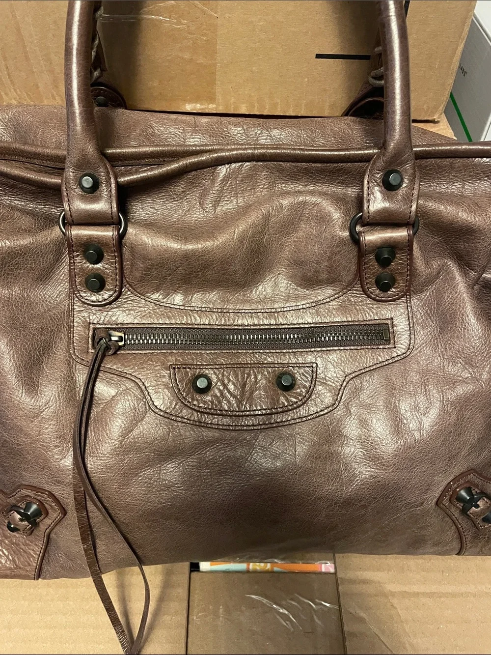 Balenciaga City Agneau Tote Bag